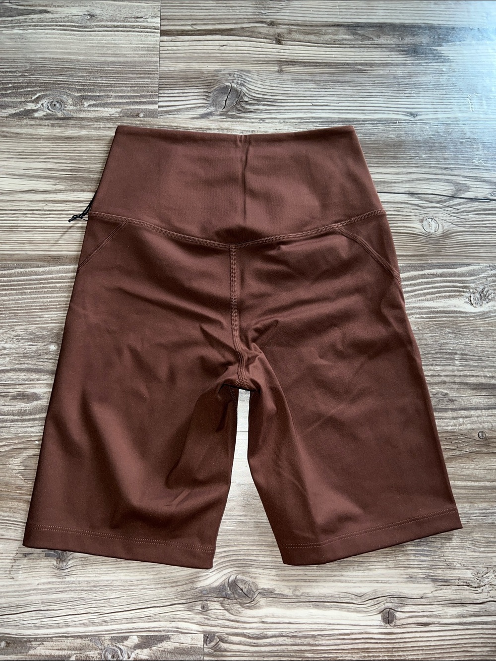 Girlfriend Collective High-Rise Bike Short Brown Size Small NWT - Picture 2 of 8